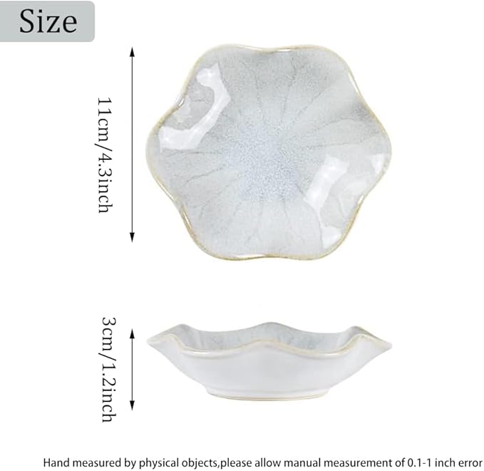 Ceramic Jewelry Dish, Lotus Leaf Decor Ring Tray, Small Key Bowl, Trinket Holder, Catch All Tray for Necklace Earrings, Nightstand Decor for entryway Table Home for Women Mom Friend Sister (Whtie)