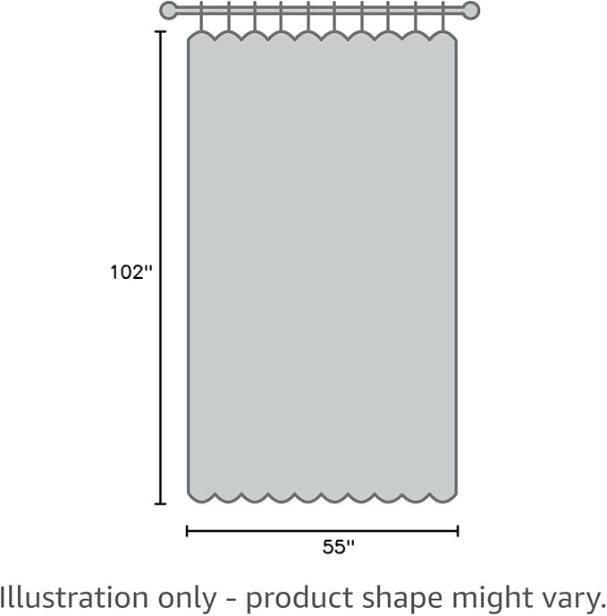 NICETOWN Stone Blue Room Darkening Curtain Panels 102" Length for Bedroom Living Room, 55" Width, 2 Pieces, Thermal Insulated Blackout Draperies for Home Decoration, Total Privacy