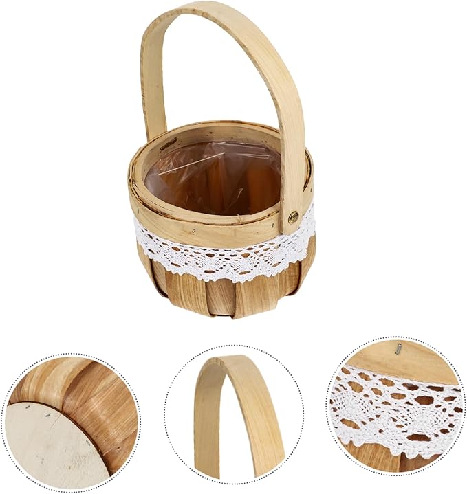 1pc Handwoven Pumpkin Basket for Halloween Decorative Storage Container for Candy and Treats for Parties and Home Decor Festival Basket for Boys and Girls and Adults