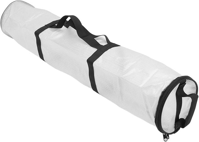 Wrapping Paper Storage Holder, Simplify Wrapping Paper Storage Box, Clear PVC Wrapping Paper Bag for Closets, Under Beds, Transparent White