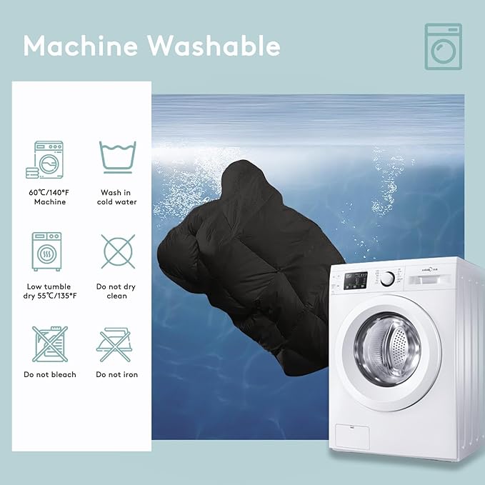 SameBed Mattress Topper Full XL,Extra Thick Mattress Pad Cover for Back Pain,Cooling Mattress Protector with 8-21 Inch Deep Pocket,Overfilled Down Alternative Filling,Black