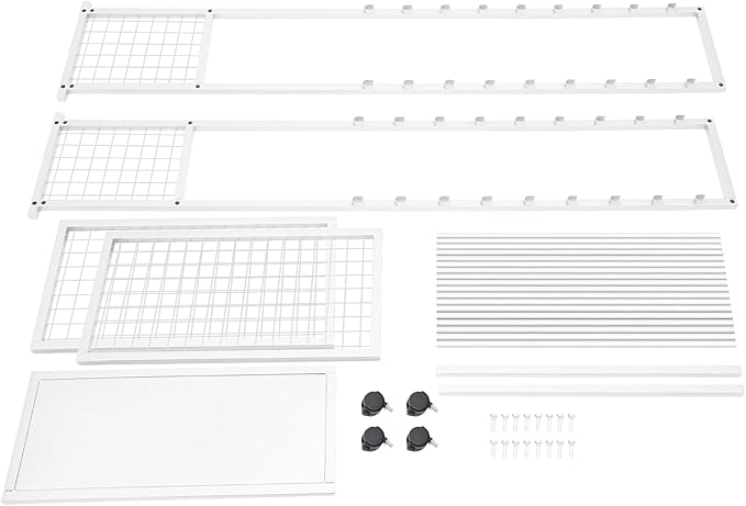 20 Tier Ribbon Holder Organizer Rack, Metal Double-Sided Ribbon Spool Storage Shelf with Wheels, Rolling Flower Wrapping Paper Storage Stand for Craft Room Flower Shop Gift Wrapping(Taller, White)