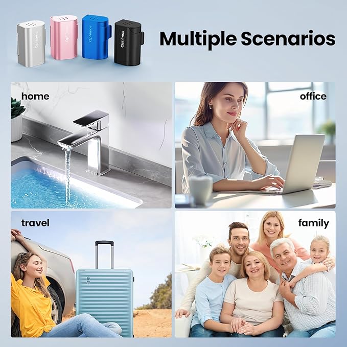 4 Count Aluminum Alloy Toothbrush Cover Caps for Family, Travel Toothbrush Covers Long-lasting Toothbrush Head Caps for Most Electric/Manual Brushes,Silver-Pink-Blue-Black