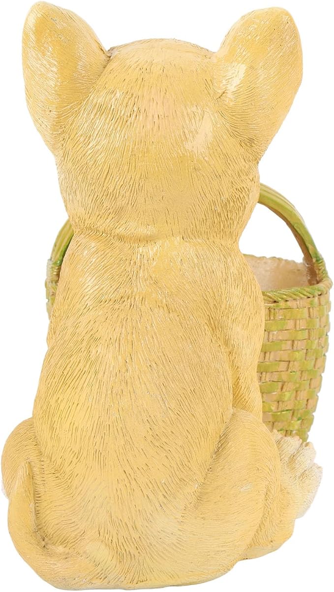Dog Ornament, Key Storage Basket Compact Design Material for Entrance Office Decoration (Type 1)