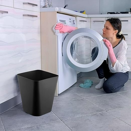 Amyhill 10 Pcs Small Trash Can 2 Gallon Plastic Garbage Can Small Waste Basket for Bathroom Office Kitchen Living Room Bedroom Home Under Desk (Multicolor)