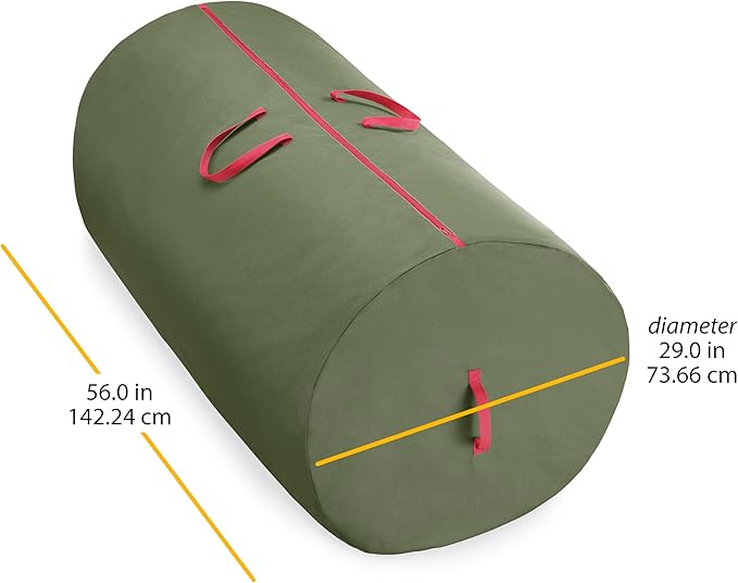 Whitmor Christmas Tree Storage Bag for 9 Ft Artificial Tree- Green