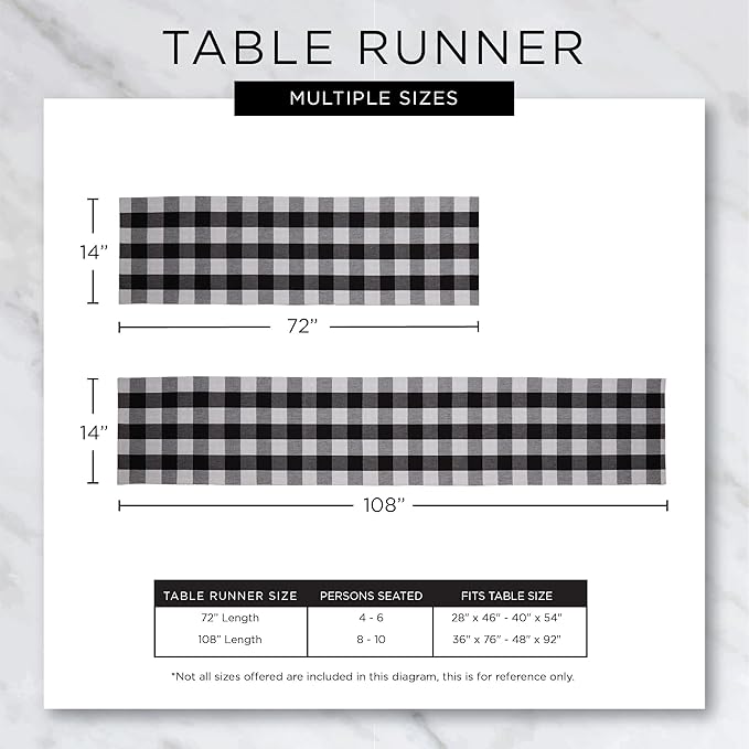 DII Farmhouse Braided Stripe Table Runner Collection, 15x72 (15x77, Fringe Included), Spice