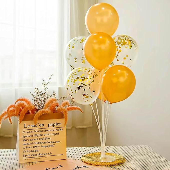 JOYYPOP 30 Sets Balloon Stand Kit, Balloon Sticks with Base Birthday Graduation Party Decorations Wedding