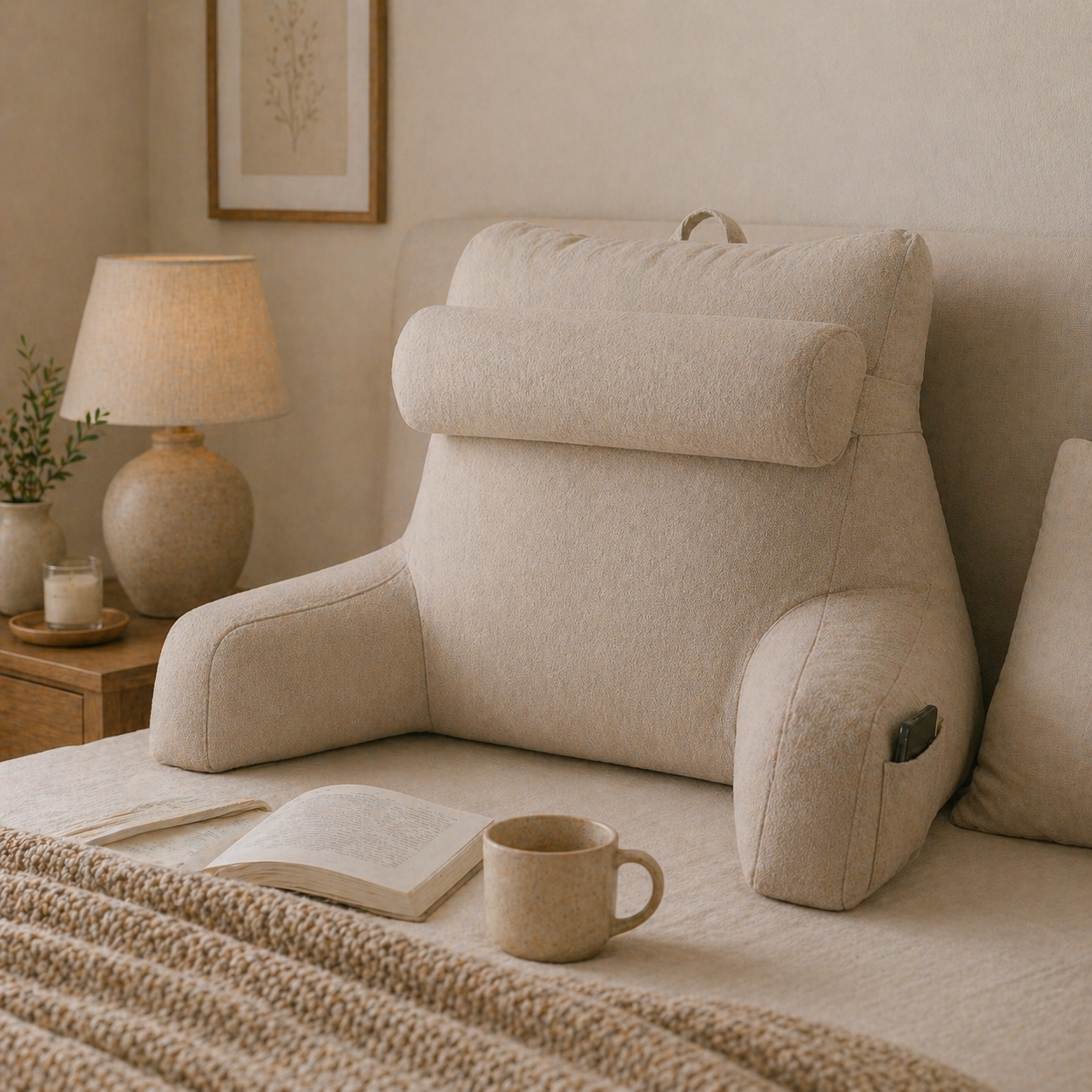 Bed Reading Pillows