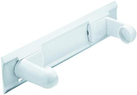 Rotho, Rollo, Kitchen roll Holder, Plastic (PP) BPA-Free, White, 34,0 x 8,0 x 10,0 cm