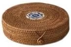 1 Pack Autumn Rattan Handmade Woven Rattan Storage Ornaments Tea Can Household Storage Basket