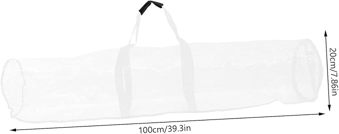 NOLITOY 2pcs Christmas Wrapping Paper Storage Organizer Bag Material for Efficient Holiday Storage Fits under Beds and Closets for Xmas and Decorations
