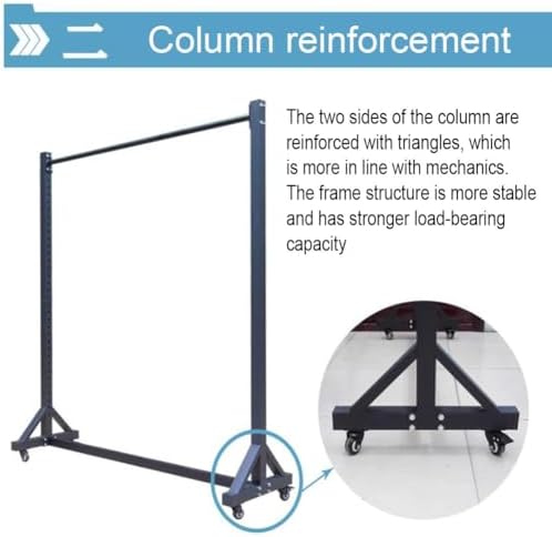Wrapping Paper Rack, Heavy Duty Metal Organizers Shelf Display Rack Stand Wheels for Silk Scarf/Pants/Cloth Fabric/Wrapping Paper (Black 130x50x160cm)