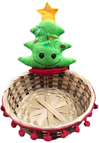 Christmas Candy Storage Basket Christmas Tree Storage Basket Decorative Xmas Decor Ornaments Party Decor Gifts