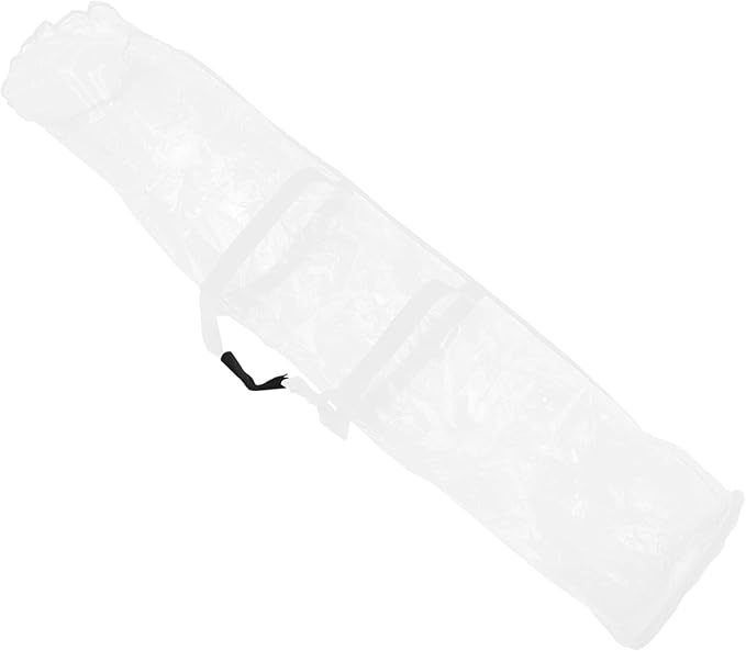 Garneck Christmas Wrapping Paper Storage Organizer Bag Clear Container Zipper Packing Paper Holder for Easy Holiday Wrap Storage