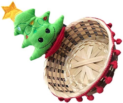 Christmas Candy Storage Basket Christmas Tree Storage Basket Decorative Xmas Decor Ornaments Party Decor Gifts