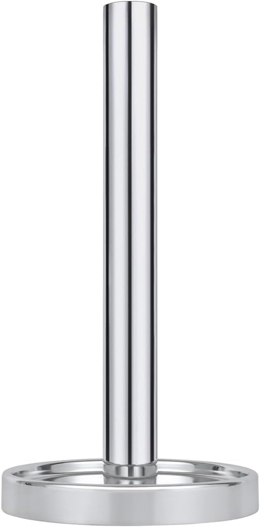 Ivilon Countertop Paper Towel Holder - Steady and Easy Tear - Fits All Paper Towel Rolls - Chrome