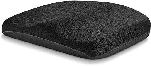 Tsumbay Firm Support Coccyx Cushion for Office Chair - Orthopedic Memory Foam, Standard Size (16.9”x15”), Tailbone Pain Relief with Removable Washable Cover & Handle for Car, Wheelchair