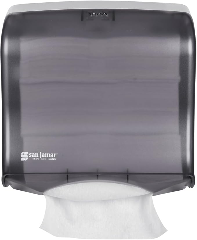 SANT1755TBK - Ultrafold Fusion C-fold amp; Multifold Towel Dispenser, 11 1/2x5 1/2x11 1/2, Black