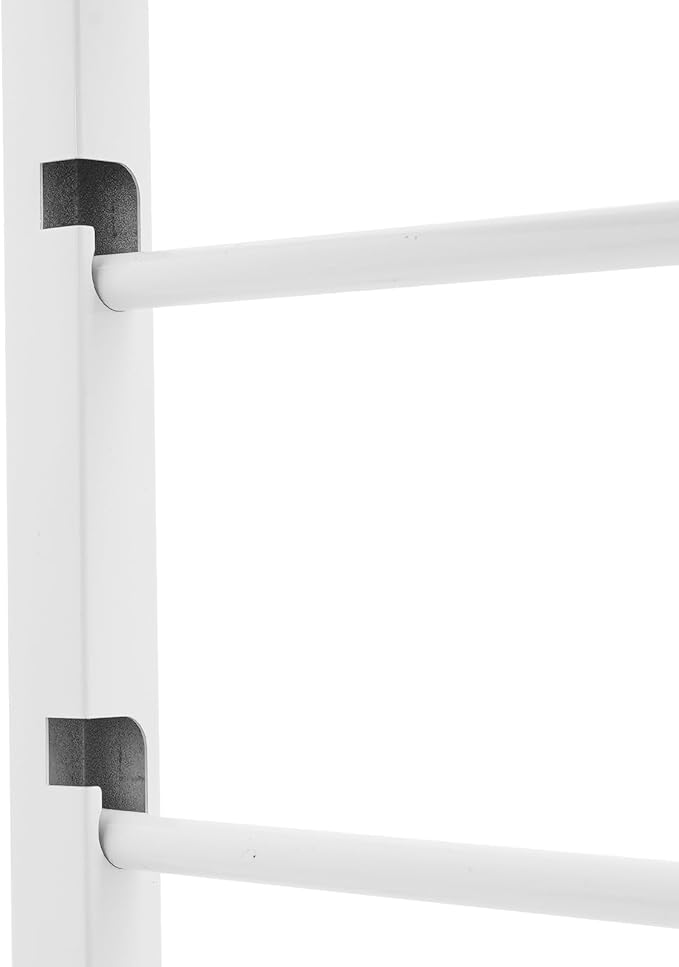 16 Tier Ribbon Holder Organizer Rack, Metal Double-Sided Ribbon Spool Storage Shelf with Wheels, Rolling Flower Wrapping Paper Storage Stand for Craft Room Flower Shop Gift Wrapping(Wider, White)