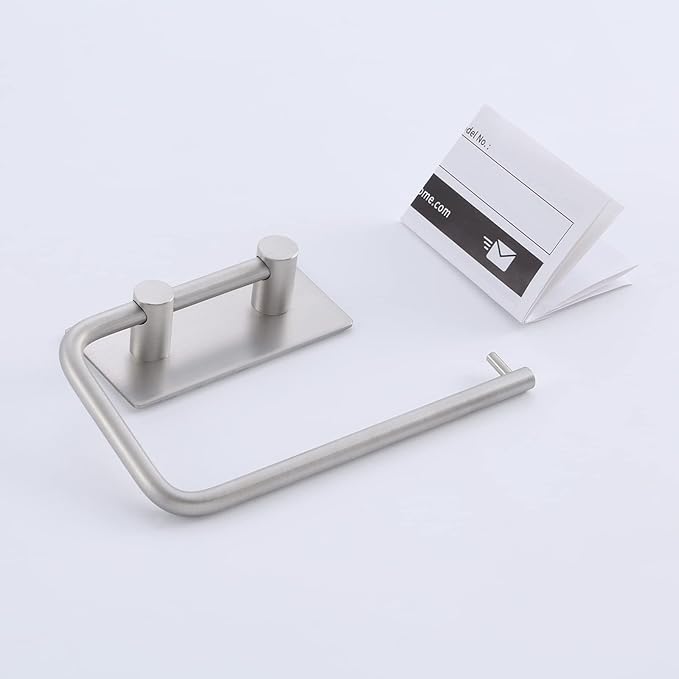 KES Self Adhesive Toilet Paper Holder Stainless Steel Tissue Paper Roll Holder Hand Towel Holder for Bathroom RUSTPROOF Brushed Finish, A7070-2
