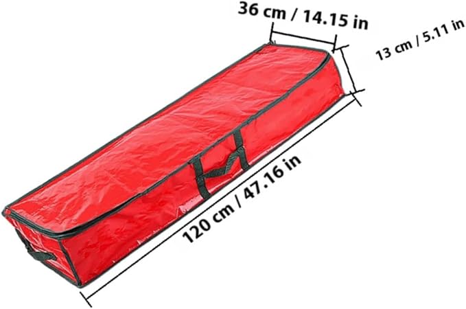 Christmas Tree Storage Bag Large Capacity Xmas Organizer with Zipper and Handles for Holiday Decoration and Outdoor Furniture Storage