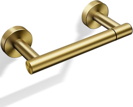 Day Moon™ - Toilet Paper Holder - Modern Roll Holder for Bathroom - 1 Pack - Wall Mount - Classic, Gold