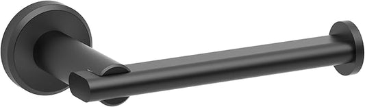 Gatco 5453MX Locke Single Post Toilet Paper Holder, Matte Black