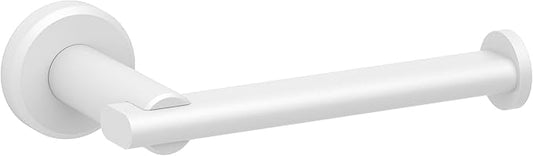 Gatco 5483 Locke Single Post Toilet Paper Holder, Matte White