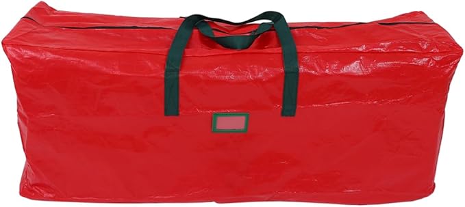 Large Christmas Tree Storage Bag with Handles Organizer for Holiday Storage Lightweight Design Easy to Carry Pouch for Xmas Tree and Seasonal Items