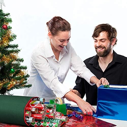 Primode Wrapping Paper Storage Bag | Wrapping Paper Organizer Under Bed for Storing Multiple Rolls of Gift Wrap, 40” Length Container Constructed of Durable 600D Oxford Material (Green)