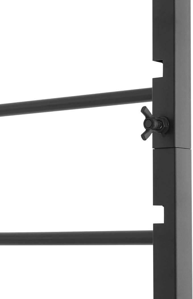16 Tier Double-sided Ribbon Holder Organizer Rack 26.38 * 12.6 * 59.06in Multifunctional Flower Wrapping Paper Storage Stand Black for Flower Shops, Craft Rooms