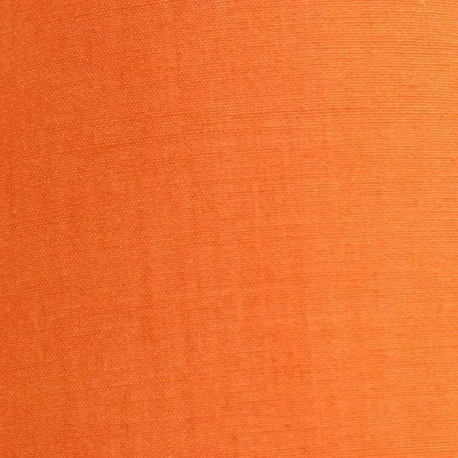 Simple Designs LT2013-ORG Mini Basic Sand Nickel Table Lamp with Fabric Shade, Orange