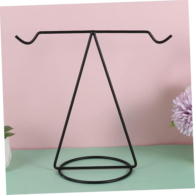 LIFKOME 2pcs Iron Rack Display Stand for Home Office Ornament Holder Multi-Functional Storage Organizer for Decorative Items and Small Toys