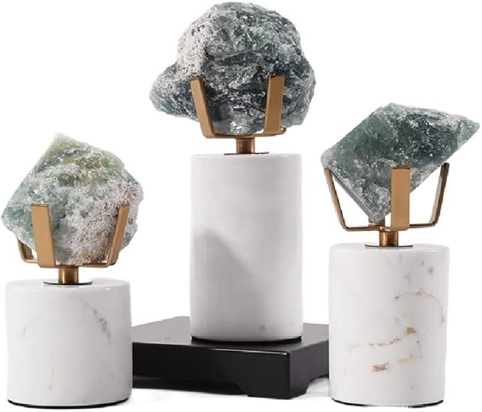 Crystal Ornaments Stone Model Room Bogu Shelf Hotel Art Porch Booth Decorations (Color : A, Size (A