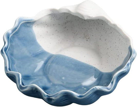Ceramic Jewelry Dish Trinket Tray Ocean Style Ring Dish Earrings Candy Storage Holder Table Decoration Supplies