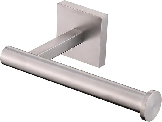 Brushed Nickel Toilet Paper Holder Contemporary Wall Mount Premium 304 Stainless Steel Modren Toilet Paper Tissue Roll Holders for Bathroom Mega Rolls Rustproof
