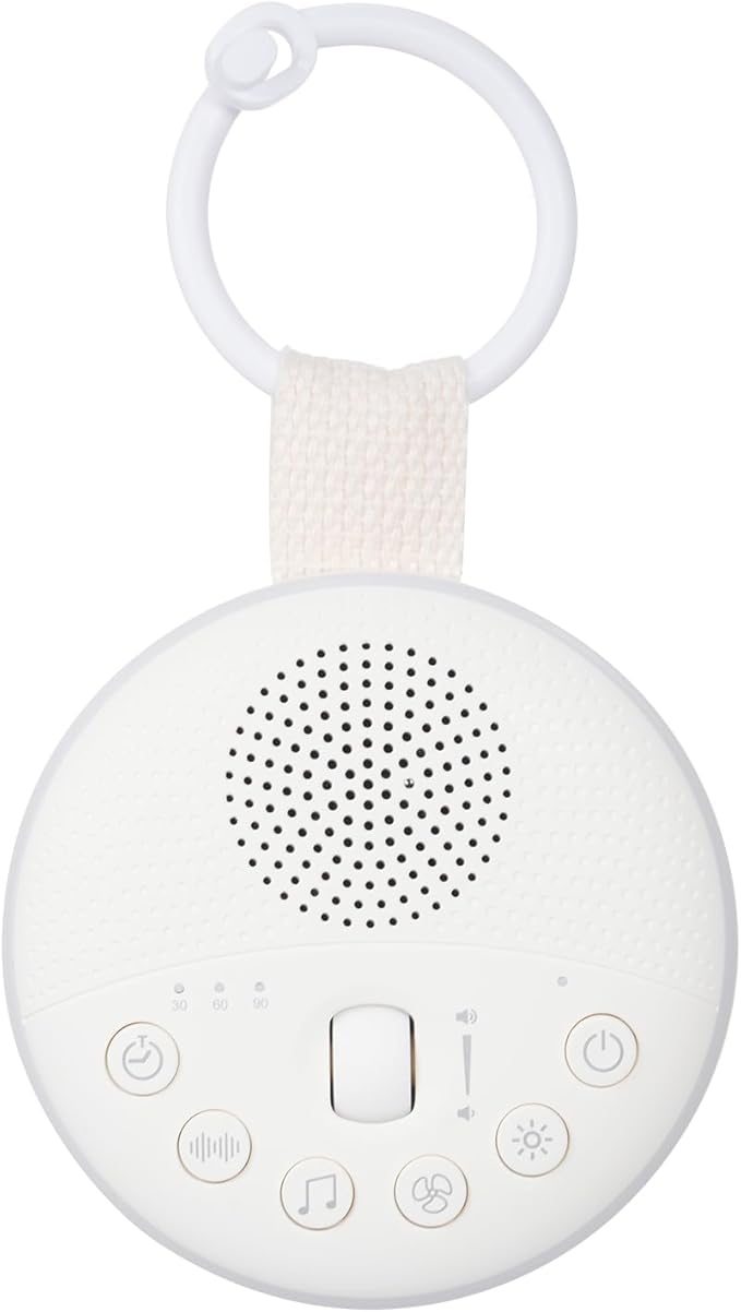 White Noise Machine: Portable Sound Machine with Soft Night Light for Baby & Adults | Sound Machine for Sleep with 3-Timer, 21 Soothing Sounds Nursery Clear and High Sound Quality & Travel Safety Lock