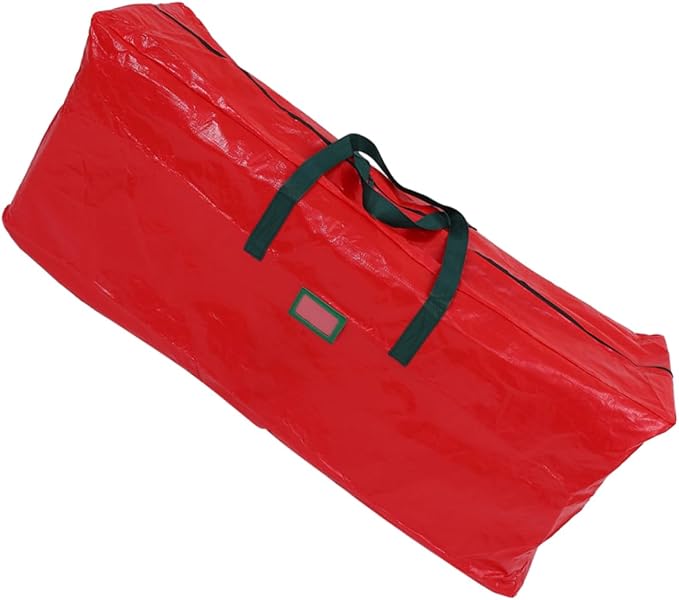 Large Christmas Tree Storage Bag Organizer with Handles Holiday Tree Storage for Bulky Items Easy Closure Zipper Protects From Moisture Damage