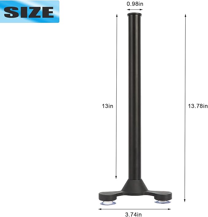 Black Kitchen Roll Holders Free Standing Paper Towel Holder, Premium Stainless Steel Kitchen Towel Holder for Kitchen Rolls Organizer, Classic Fashion Kitchen Roll Dispenser Suit for Any Kitchen