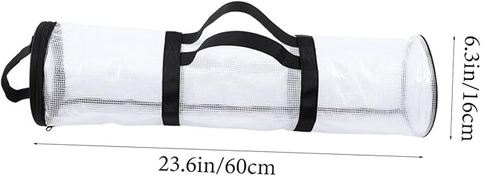 Outanaya Large Roll Wrapping Paper Storage Bag Christmas Storage Reusable Christmas Bags under Bed Wrapping Organizer