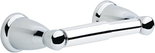 Franklin Brass Kinla (1-Pack) Toilet Paper Holder Polished ChromeTissue Roll Holder for Bathroom Organization and Storage Spring-Loaded Toilet Tissue Holder Wall Bathroom Accessories KIN50-PC1