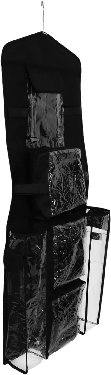 GLEAVI Door Hanging Organizer for Wrapping Paper Storage Bag Pockets for Bedroom Closet Holiday Decor Space-Saving Sundries Holder