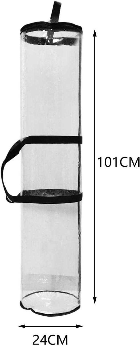 Cylinder Gift Wrap Storage Bag PVC Under Bed Holiday Storage