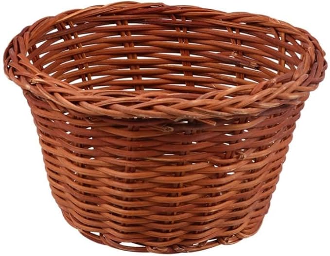 Round Mini Basket Weaving Easter Storage Holder Handcrafted Decorative Basket for Home Decor Kindergarten and Candy Storage Diameter Height