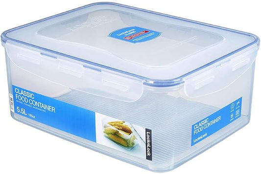 Lock & Lock HPL836 Easy Essentials Storage Food Storage Container / Food Storage Bin - 186 Ounce, Clear