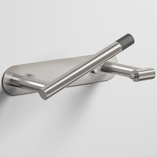 Toilet Paper Holder - Bathroom Toilet Paper Holder Adhesive or Screw Wall Mounted Swivel Snap Lock Design Fits Anywhere Stainless Steel Bathroom Tissue Roll Holder
