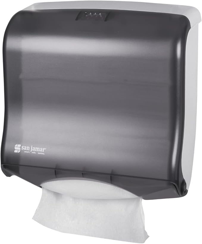 SANT1755TBK - Ultrafold Fusion C-fold amp; Multifold Towel Dispenser, 11 1/2x5 1/2x11 1/2, Black