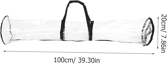 Wrapping Paper Storage Bag Portable Organizer Zipper Tear Resistant Present Wrap Storage for Christmas Under Bed Attic Use