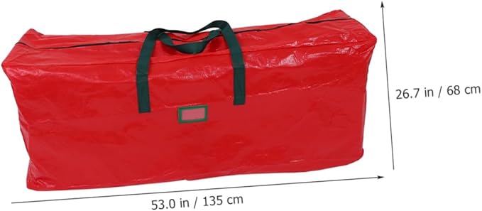 Large Christmas Tree Storage Bag with Handles Water-resistant Organizer for Holiday Storage and Seasonal Use